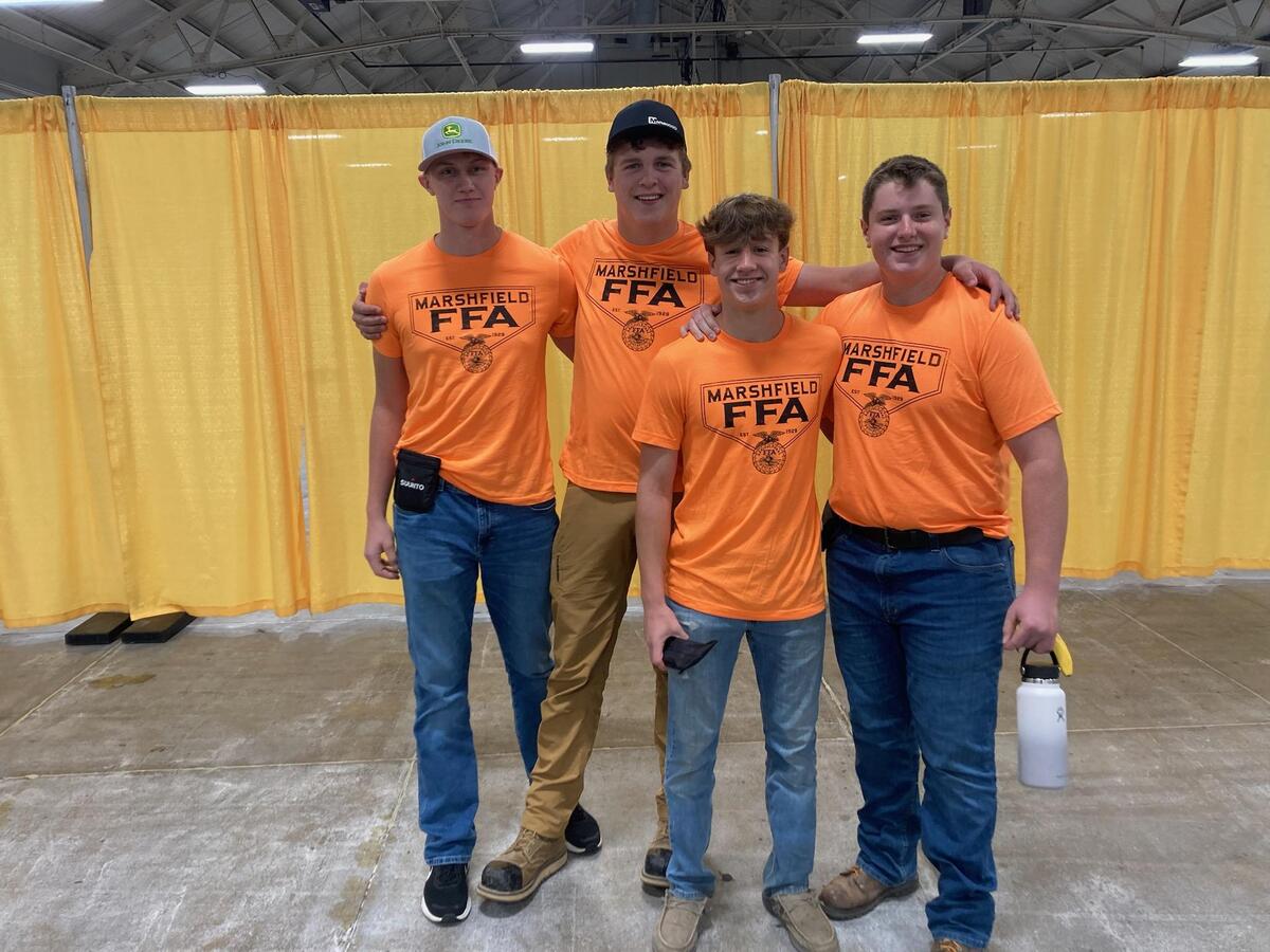 Marshfield ffa forestry team competes in national competition news