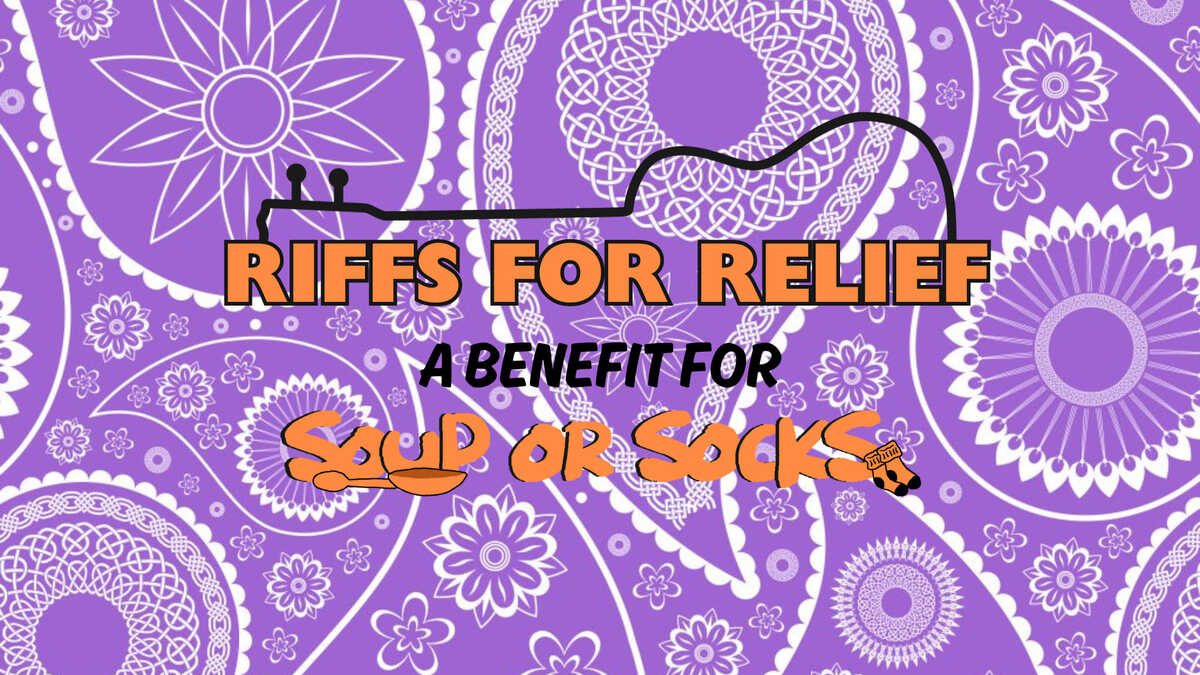 Don t forget riffs for relief this saturday april 6th raising funds